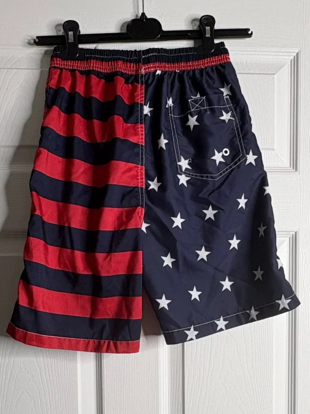 Kute'n'Koo Boys American Flag Swim Trunks Shorts Size 14-16